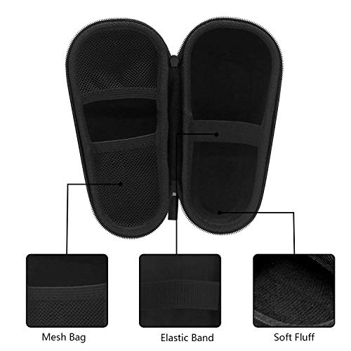 Yinke Tasche Etui für Braun Series 3 3040s 3020s, Braun Series 5s 7s 9s Elektrorasierer Rasierer Herren, Hart Reise Tragen Hülle Case (Black) - Image 4