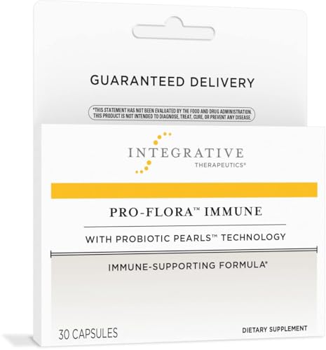 Integrative Therapeutics - Pro-Flora Immune with Patented True Delivery Technology - Immune System Support with Lactoferrin - Once Daily Dosage - Shelf Stable - Survives Stomach Acid - 30 Count Integrative Therapeutics - Pro-Flora Immune with Patented True Delivery Technology - Immune System Support with Lactoferrin - Once Daily Dosage - Shelf Stable - Survives Stomach Acid - 30 Count