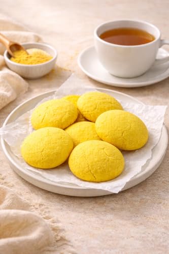 Image of MOM'S BAKERY Crunchy Lemon Cookies 200 gm-Soft, Chewy & Freshly Baked Snack Treats | Lemon flavor cookies, T45 Flour, Butter, Sugar, Vanilla Essence | Healthy & High Fiber for Cravings for Tea Time
