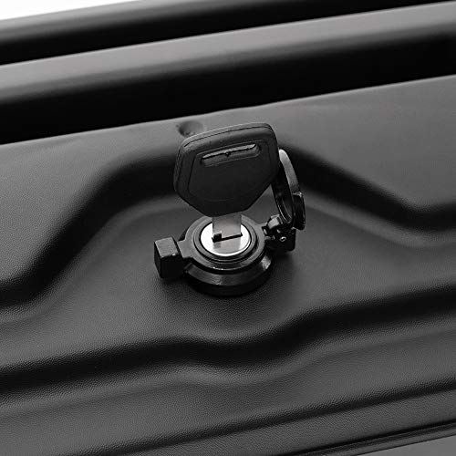 Pit66 Lockable Truck Bed Storage Tool Box, Compatible With 2005-2021 Toyota Tacoma Black Swing Case , Right Passenger Side #TOP7
