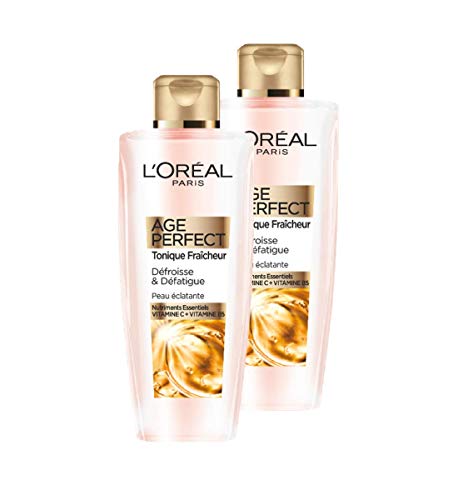 L'oréal paris age perfect, tónico comodidad los ojos y la cara de la piel madura - set de 2