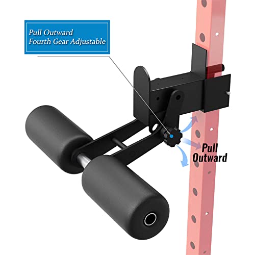 Major Lutie Power Cage Attachment Leg Holder Attachment Power Rack Home Gym Equipment 2" X 2.76" (50X70Mm) Suit For Plm03 #TOP1