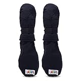 L-Bow Kids Pocket Cold Weather Waterproof Elbow Length Mittens Medium Black