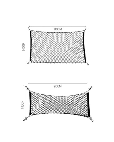 Filet de rangement coffre voiture nylon pour bloquer les objets mobiles et instables - 7