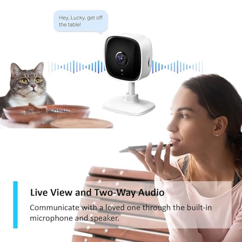 Tapo C110 2K 3MP Indoor Camera House Security, WiFi, No Monthly Fee, AI Detection, Dog Puppy, Baby Monitor, 2-way Talk, Advanced Night Vision, Works with Alexa & Google - Image 6