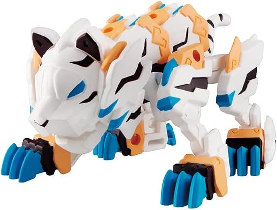 Megahouse Desktop Army N-202d Titania White Tiger (Ver. 1.1), Approx. 3.1 inches (80 mm), PVC & ABS Painted Action Figure