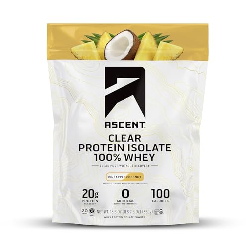 Ascent Clear Whey Protein Isolate - Pineapple Coconut