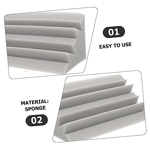 Yardwe 4pcs Paneles Absorbentes de Sonido de Baja Frecuencia Trampas de Graves para KTV Teatro Barra Espuma Aislante Acústico para Esquinas Tratamiento Acústico Efectivo miniatura 4