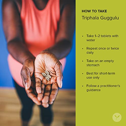 Banyan Botanicals Triphala Guggulu – Organic Triphala Supplement With Guggulu & Pippali ­­– Metabolism Supplement To Support Healthy Digestion & Detox* – 90 Tablets – Non-Gmo Sustainably Sourced Vegan #TOP4
