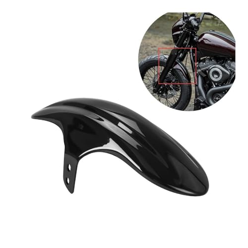 Garde-Boue Moto Softail Street Bob Solution Projections Carénage Noir - 2