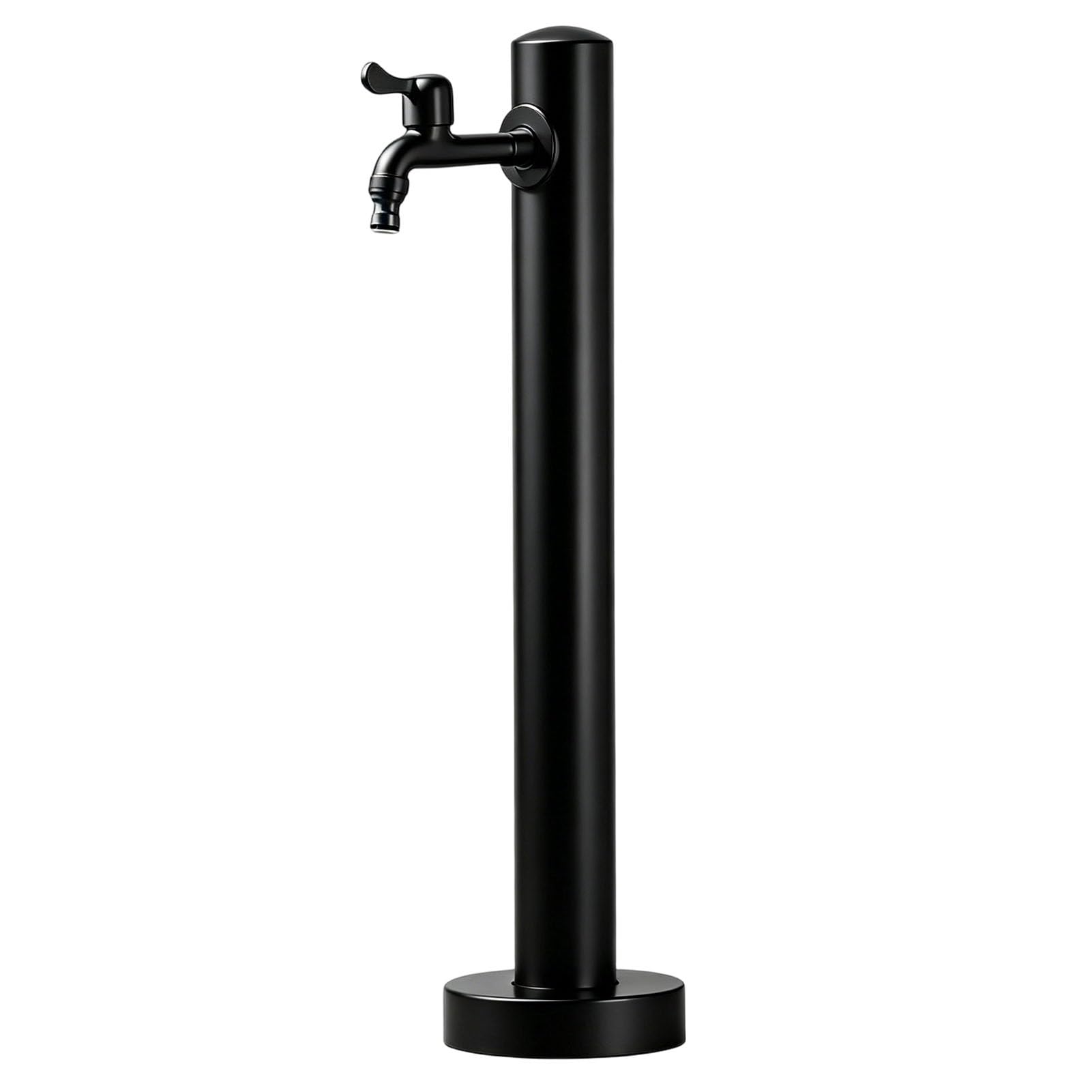 Junvstor Black White Vertical Garden Water Column With Faucet, 60/95Cm Outdoor Water Spigot With Spray Gun Antifreeze Faucet Water Dispenser Hydrant For Irrigation And Washing(,95Cm/37.4In,Style 1)