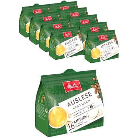 Melitta Auslese klassisch gemahlener Röstkaffee in Kaffee-Pads 10 x 16 Pads Cover