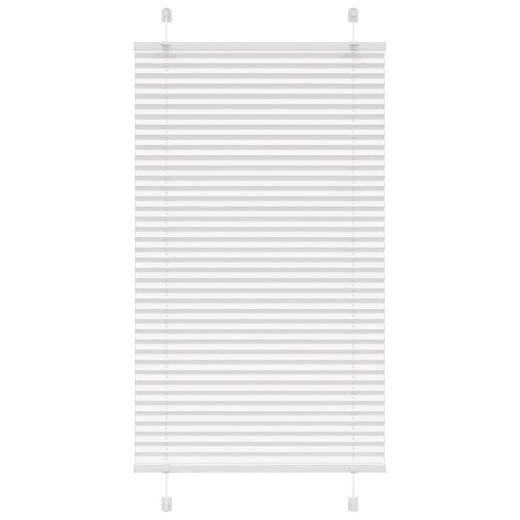 Tenda plissettata antracite, 40 x 100 cm, larghezza tessuto 39,4 cm, poliestere per finestre con protezione solare e sguardi indiscreti, larghezza pieghe, poliestere 40 x 100 cm