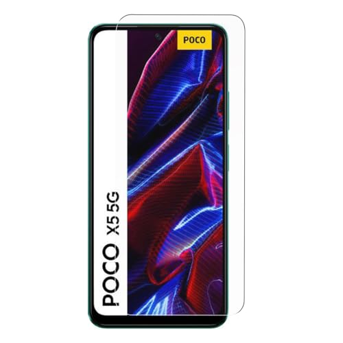 Todotumovil Protector Pantalla para Xiaomi Poco X5 5G | Cristal templado movil | Antiarañazos | Antihuellas | Dureza 9H | Ultra fino | Ultra Transparente | Ultra Resistente