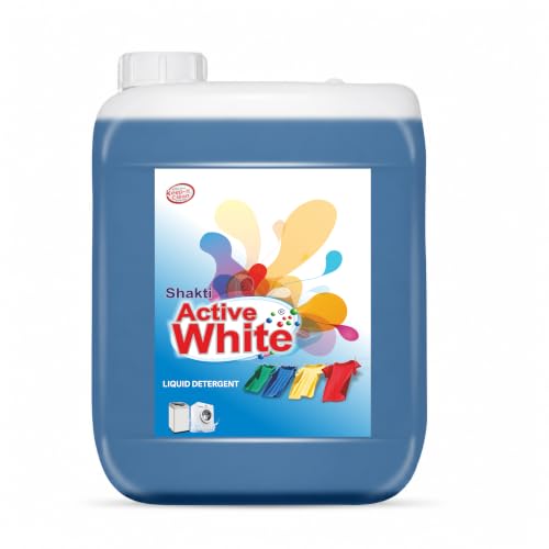 Image of Active White Ultra Liquid Detergent - 10L Mega Jar | Lavender Fragrance | Powerful Stain Remover | Suitable for Front Load & Top Load Washing Machines & Bucket Wash | Gentle on Clothes
