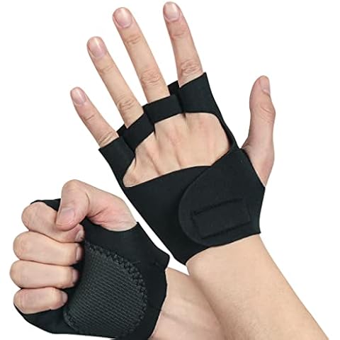 Zucng Weight Lifting Gloves for Men Women Gym Gloves, Palm Protection & Extra Grip Anti-Slip for Exercise Workout Training Hanging Gloves Fitness Cover