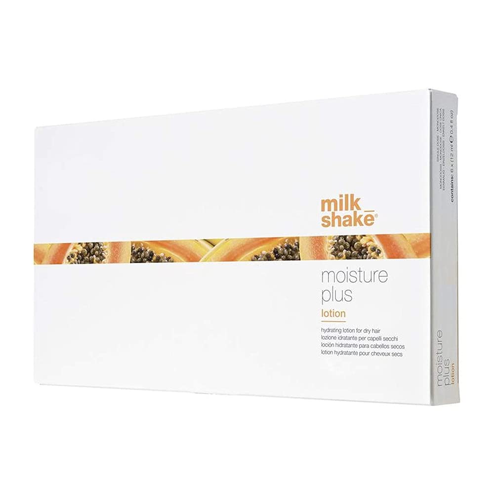Milk Shake Moisture Plus Lotion 6 x 12 ml Feuchtigkeitscreme für trockenes Haar mit Papaya Extrakt und Integrity 41®