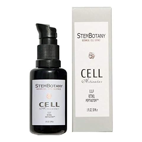 STEMBOTANY Stem Cell Face Serum with Hyaluronic Acid, Retinol, Peptide 5,7,8 and PEPTASTEM - 70% Organic Ingredients - Unisex Cover