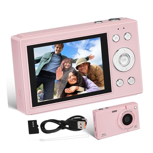 Appareil photo numérique avec zoom WiFi et grand écran pour des vlogs fluides et nets