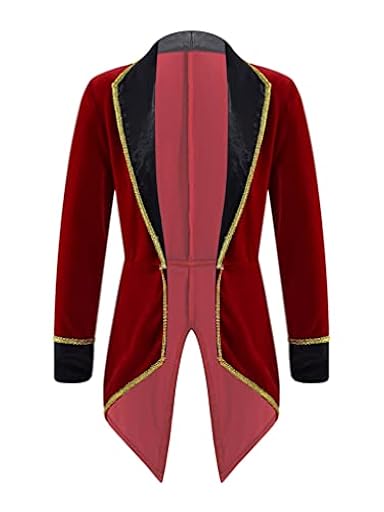 RUNQHUI - Disfraz de circo, chaqueta blazer señor leal, carnaval, Halloween, 3-16 años, tipo A, burdeos, 15-16 años | Ya disponible en tu tienda friki favorita! En mundofriki.es! RUNQHUI - Disfraz de circo, chaqueta blazer señor leal, carnaval, Halloween, 3-16 años, tipo A, burdeos, 15-16 años | Ya disponible en tu tienda friki favorita! En mundofriki.es!