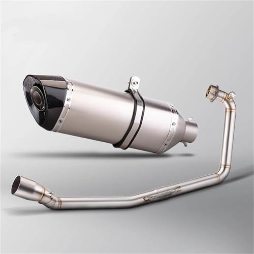 Auspuff Rohr Motorrad-Auspuff Für Suzuki GSXR150 GSXS150 GSX R150 R125 S150 S125 GSXR GSXS 150 125, Verbindungsrohr Motorrad Schalldämpfer Auspuffrohr(Farbe 6)