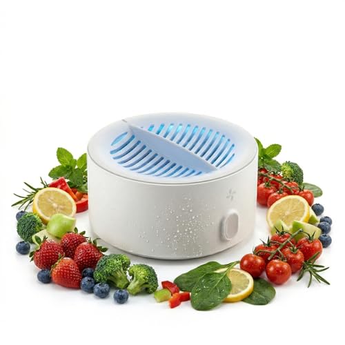 Puribreeze Fruit and Vveggie Cleaner Produce Cleaner - Cordless Produce Washer OH-ion Portable Food Device for Surface Residues IPX7 Waterproof (1)