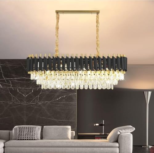 Image of Lyse Decor Chandelier for Living Room Modern Ceiling Light Jhumar for Hall Light for Living Room and Hall Round Jhoomer Show Lights for Home Decoration Ceiling (Black 600 mm)