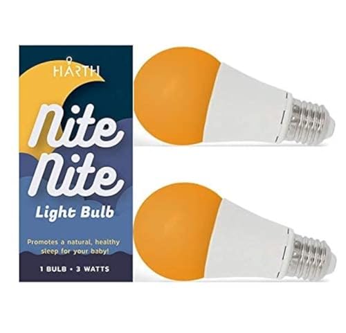 Harth 2 Pack Sleep Amber Light Bulbs I Blue Light