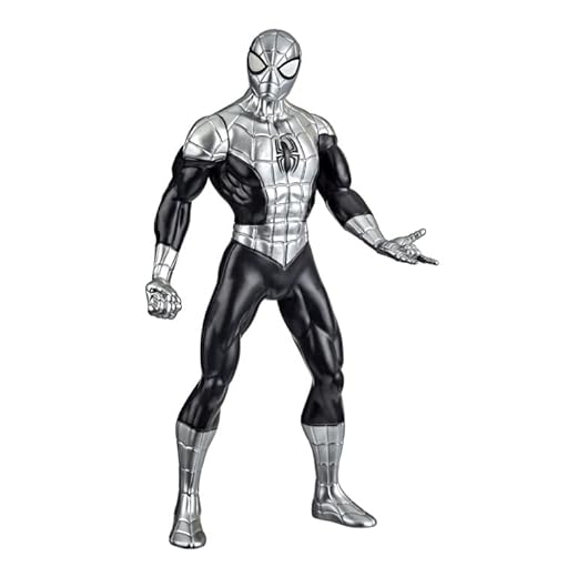 Boneco Marvel Spider, Figura de 24 cm - Homem-Aranha Blindado - F5087 - Hasbro, Vermelho e azul
