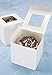 Darice Individual White Cupcake Box with Acetate Window, 12 pack