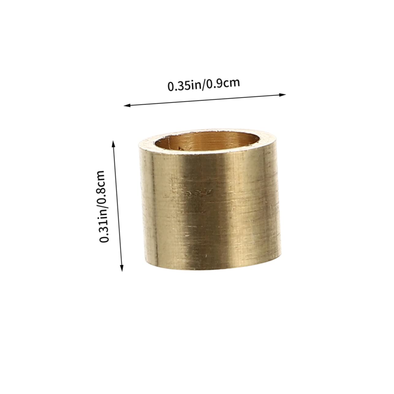 NULYLU Snooker Pool Parts 15pcs Billiards Cue Ferrules Copper Billiard Cue Hoops for Cue Stick Fixing