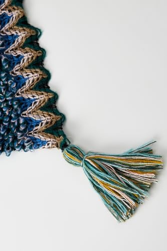 Knitted Shawl Wraps for Women Tassel Cape Retro Vintage Boho Scarf Bohemia Cover Ups4