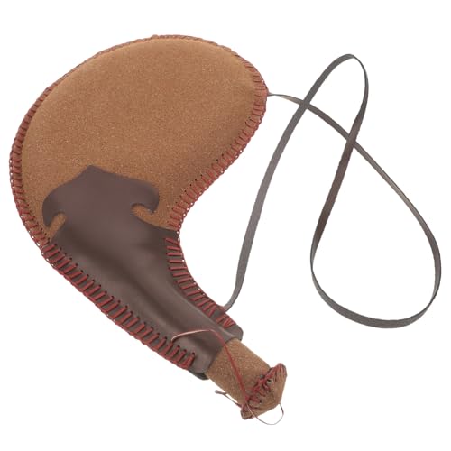 SWETRACE Bolsa Bota de Cuero Vintage Correa Hombro, Capacidad Amplia para Almacenar Líquidos, Adecuado para Actividades al Aire Libre y Fiestas Color Aleatorio