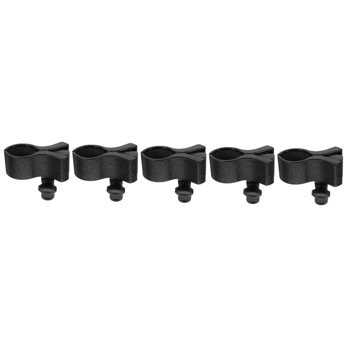 Abaodam 5 Stück Ständer Clip Und Armaturen Desktop Mikrofon Universal Adapter Clip Mikrofon Clips Halter Clip Mikrofonhalterung Handmikrofon Clip Abs