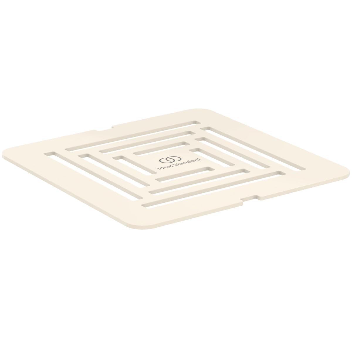 Rejilla de desagüe para plato de ducha Ultra Flat S+ con drenaje rápido en acero arena
