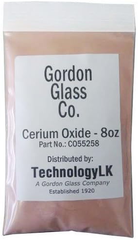 Gordon Glass® Cerium Oxide High Grade Polishing Powder - 8 Oz