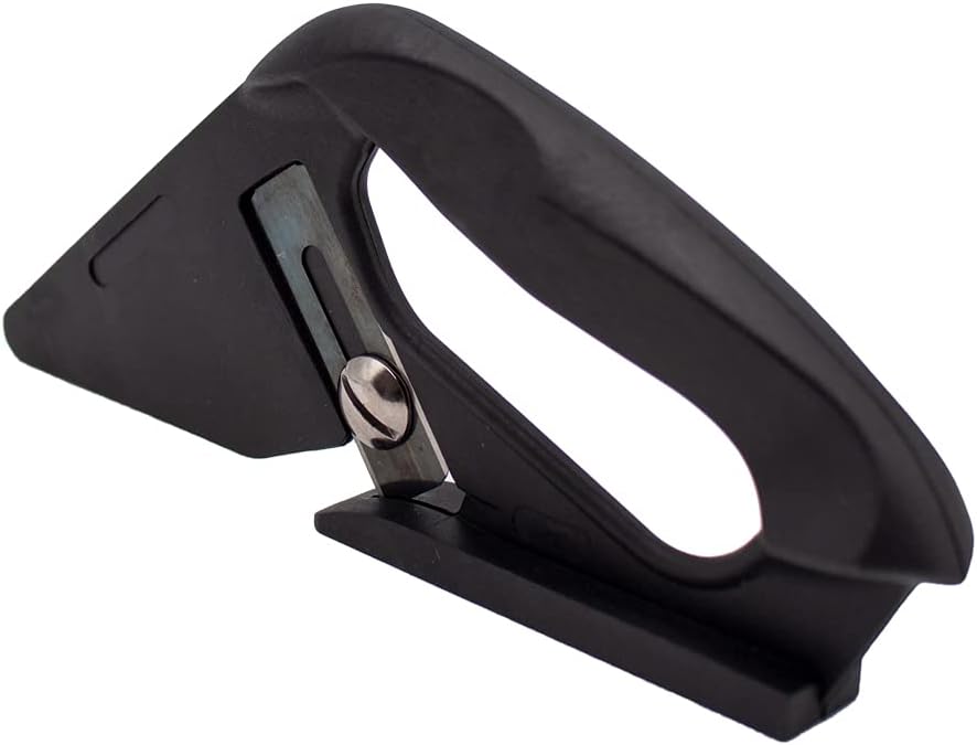 Professional Loop Pile Cutter Carpet Cutter Carpet Push Knife Carpet Tools (Black)