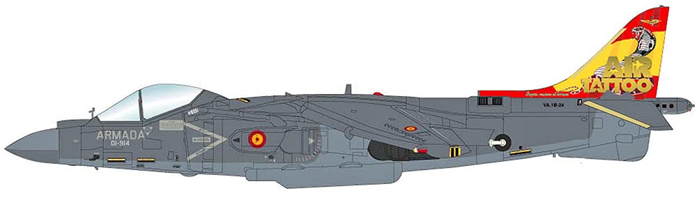 Amazon.co.jp: HOBBY MASTER 1/72 AV-8B ハリアー2 スペイン海軍 RIAT