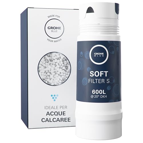 Grohe Filtro A 5 Fasi, Filtro Di Ricambio Per Sistemi Grohe Blue, Per Elevare Il Gusto Dell’Acqua, Ridurne Il Residuo Fisso E Il Calcare, Taglia S Cap