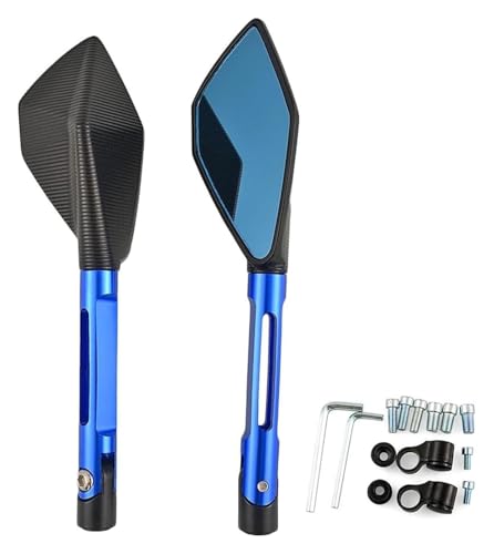 Espejos moto manillar para Suzuki SV650 y GSF1250 retrovisores regulables que eliminan puntos ciegos