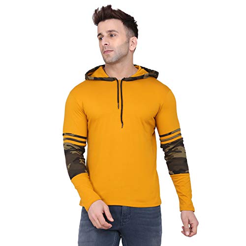 Image of Men's Regular Fit Designer Hood Full T-Shirt