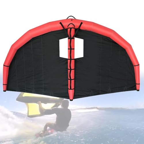 Ala gonfiabile da surf con finestra per paddle, vela leggera per sport acquatici, aquilone da surf facile da tenere in mano