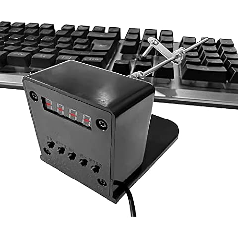 Physical Click Auto Keyboard Clicker Mouse Jigglier;Auto Random Clicking Game Assist; Mouse Mover Auto clicking Tool (Black-120S) Cover