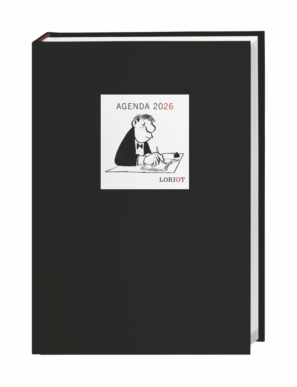 Loriot Agenda A5 2026: Taschen-Kalender mit Platz für Organisatorisches und Humor. Die besten Zeichnungen von Loriot in einem praktischen Buchkalender. (Kalenderbücher Heye)