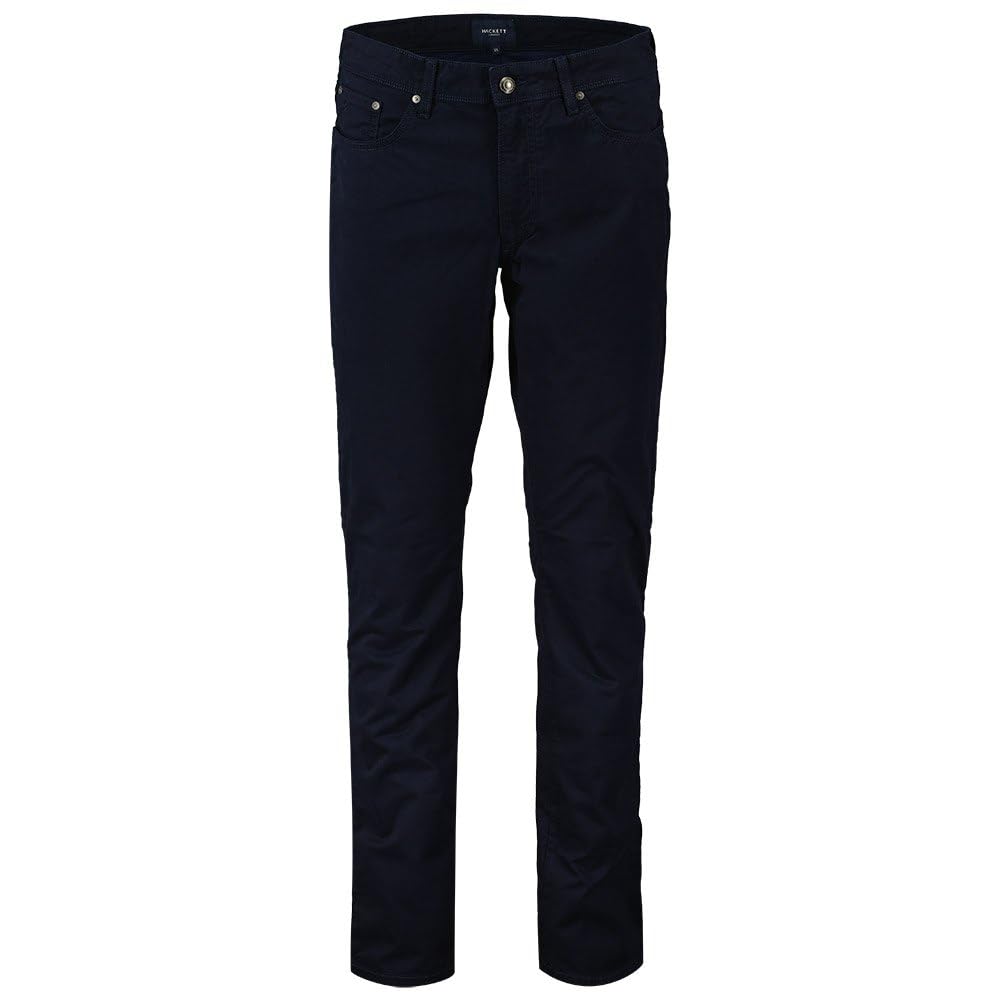 Hackett London Men's Core 5PKT Trousers, Model HM212491, Trinity Blue (Navy Blazer), 33W/28L