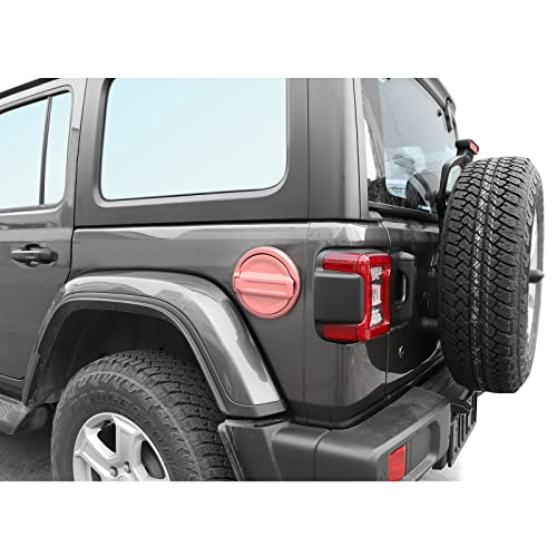 image for JeCar JL Fuel Filler Cover Gas Cap Aluminum Alloy Gas Tank Door Exteri