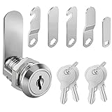 qingmeng Briefkastenschloss 20mm mit 5 verschiedenen Schlossplatten,Briefkasten schloß, Briefkastenschloss 4 schlüsselBriefkastenschlösser,Schloss Briefkasten,Briefkastenschloss für Schranktüren,Möbel