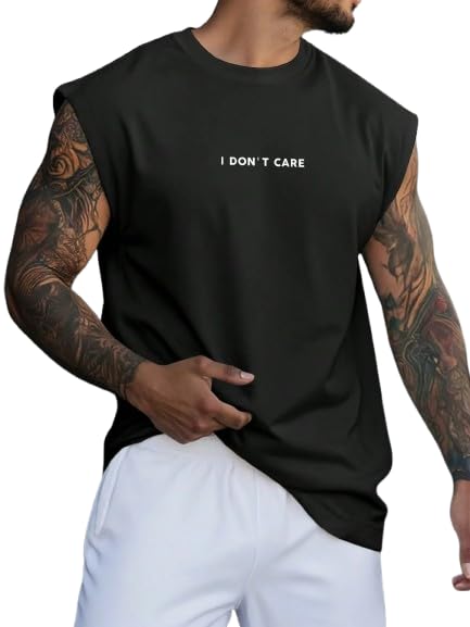 Image of The Modern Soul Printed Sleeveless Tshirt for Men | Tank Top for Men's | Vest for Man Printed
