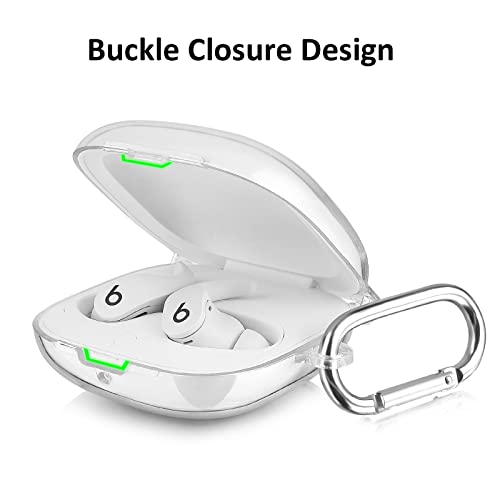 Beats Fit Pro Case Cover, Filoto Hard Case For Apple Beats Fit Pro 2021 Shockproof Protective Earbuds Case With Keychain Accessories For Men Women (Clear) #TOP1