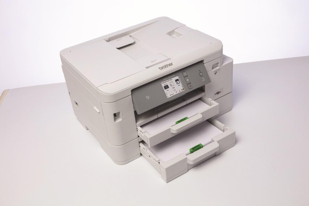 Brother MFC-J4540DW 4 w 1 atramentowe urządzenie wielofunkcyjne (drukarka, skaner, kopiarka, faks), białe, 435 x 250 x 355 mm